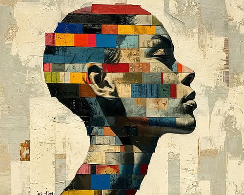 Technique mixte Portrait