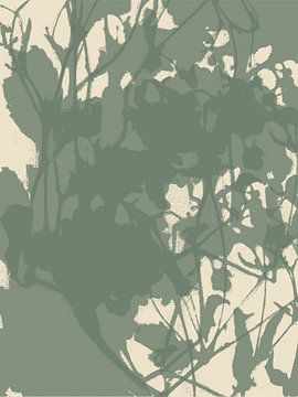 Fleurs de Japandi dans des couleurs neutres sur Dina Dankers