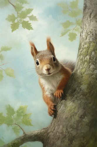 Vriendje in de boom