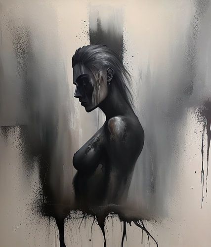 Nu en noir et blanc