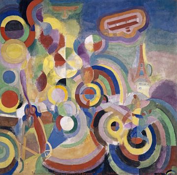 Homage to Blériot (1914) by Robert Delaunay by Peter Balan