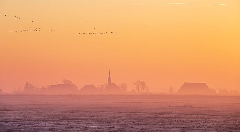 Winter landscape. by Nico Boersma