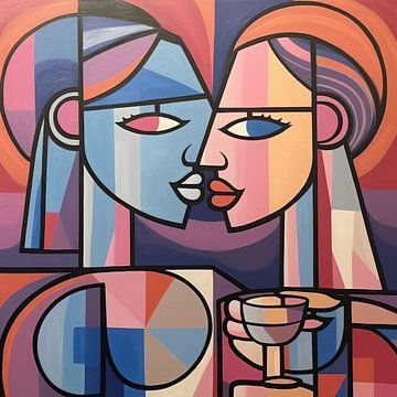 Picasso Stück Nr. 91.22 von ARTEO Gemälde