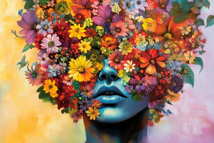 Blumenhaupt - Kleurrijke kunst van Poster Art Shop