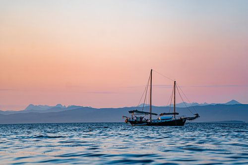 Ruhiges Segeln bei Vancouver Island von Ruben Swart