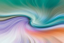 Draaieffect  met zachte kleuren van Nordic Niels