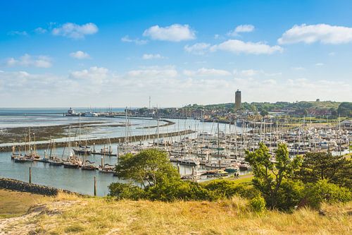 View of the marina of Terschelling