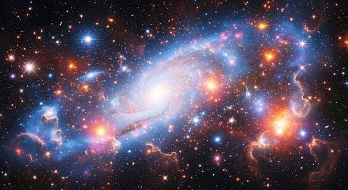 Een universum van levendige kleuren