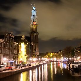 Westerkerk - Prinsengracht - Amsterdam sur Wiljo van Essen