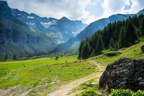 Sommerliche Bergwanderung in den französischen Alpen