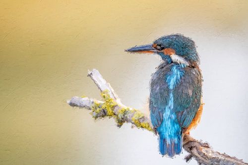 IJsvogel - Schilderij