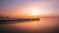 Sunset at the Nieuwpoort Pier by Niels Vanhee thumbnail