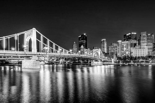 Andy Warhol Brug, Pittsburgh | Monochrom