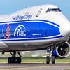 AirBridgeCargo Boeing 747-8 taxiet naar de Polderbaan. van Jaap van den Berg