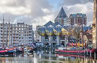 Die Würfelhäuser und der Alte Hafen von Frans Blok Miniaturansicht