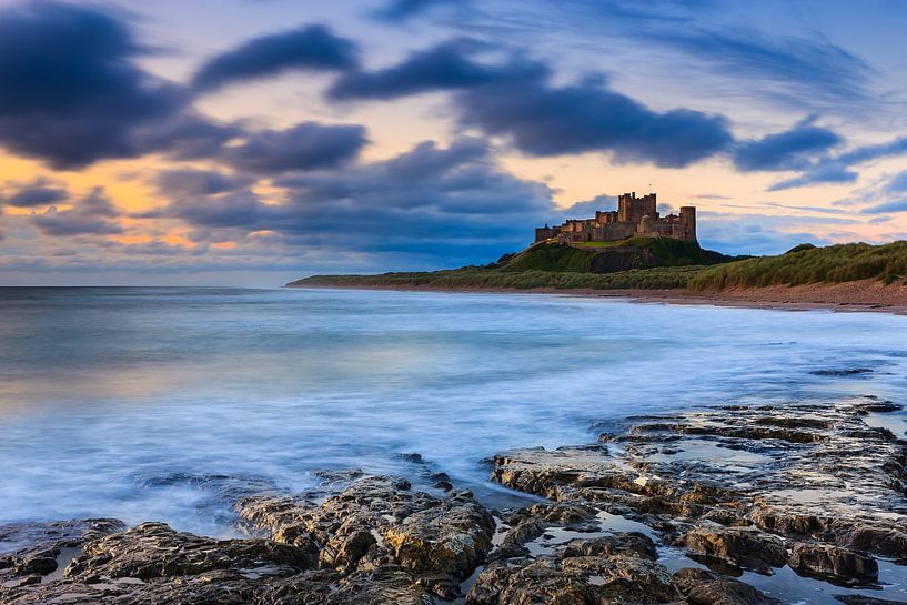 Sunrise at Bamburgh Castle by Henk Meijer Photography