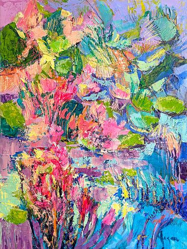 Levendige bloemendromen