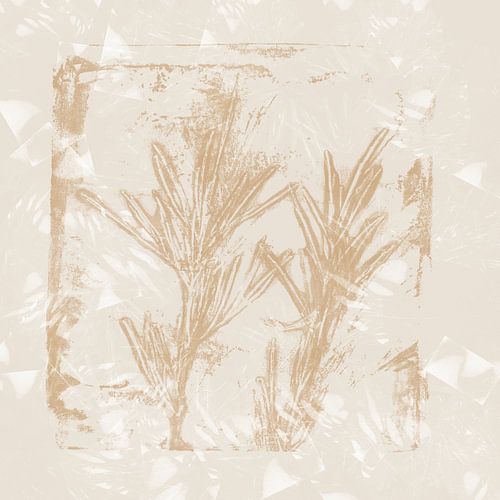 Abstract Wabi-Sabi Botanisch