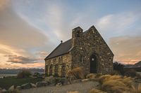 The Church of the Good Shepherd, Lake Tekapo, Nieuw-Zeeland