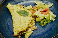 Baked and stuffed zucchini tortillas with small salad by Babetts Bildergalerie thumbnail