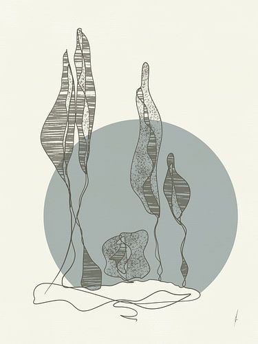 Forest kissed by the blue Sun