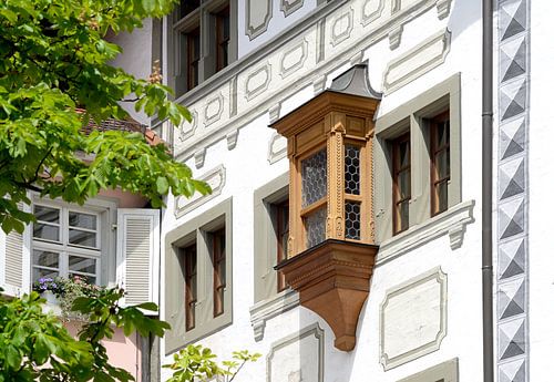 Engen, old town centre, historic house facade