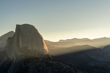 Golden Glow at Half Dome by Peter Hendriks