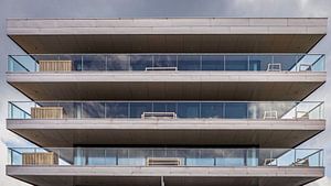 Appartementen complex Strand Egmond aan Zee van Rob Boon