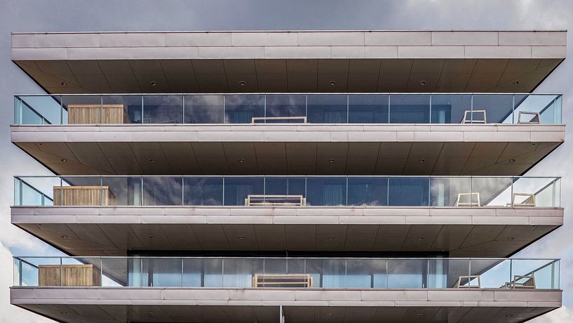 Complexe d'appartements Strand Egmond aan Zee par Rob Boon