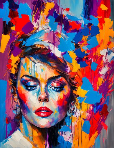 Indrukwekkend portret van een vrouw