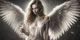 An Angel's Toast to Beauty by Salt Theory