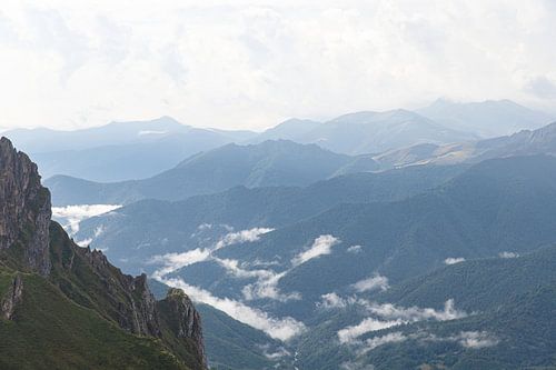 Uitzicht op de Spaanse bergen