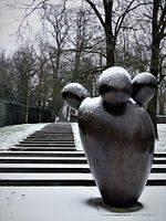 Beeld in de Steile Tuin, Park Sonsbeek Arnhem 