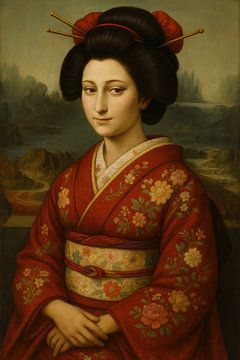 Mona Lisa Japan Geisha