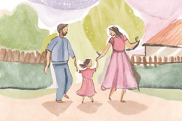 Ontdekkingstocht met mama en papa van De Posterkeamer