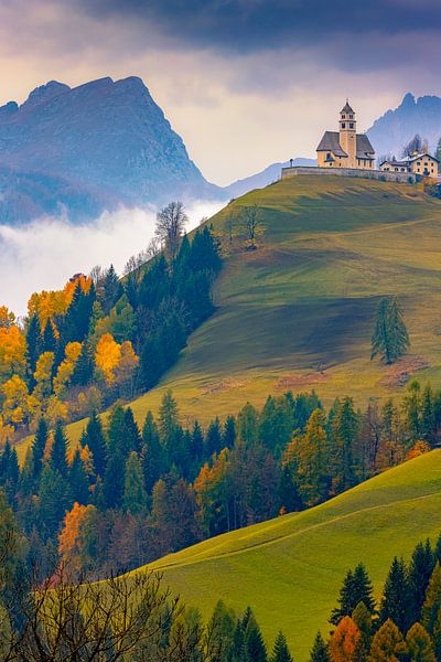 Autumn in Colle Santa Lucia, Italy by Henk Meijer Photography