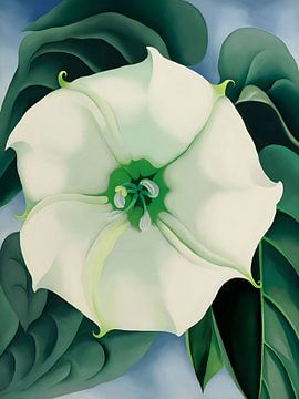 Georgia O'Keeffe - Jimson Weed-White Flower Nr. 1 1932 van Vivanne