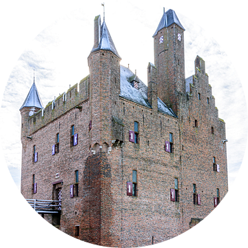 De hoofdburcht van kasteel Doornenburg van Jurjen Jan Snikkenburg