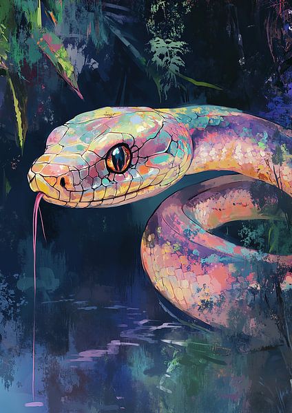 The eternal cycle: The snake as a symbol of life by Niklas Maximilian