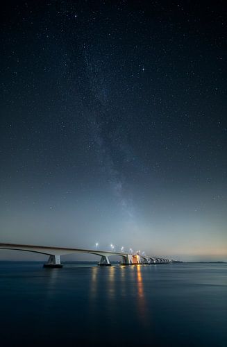 Milky Way Zeeland Bridge