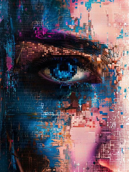 Modern Abstract Portrait by SPEQ ART
