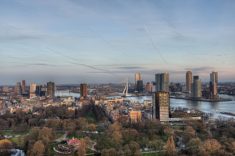 Rotterdam gezien vanaf de Euromast van Esther Seijmonsbergen