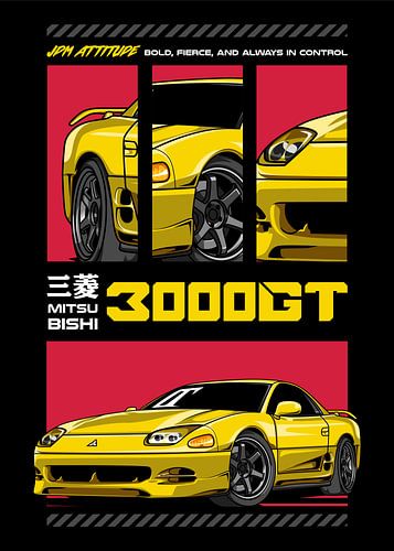 Mitsubishi 3000GT JDM Car