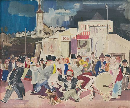 Vilmos Aba-Novák - Circus (1932)