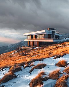 Naturpanorama in Gold getaucht