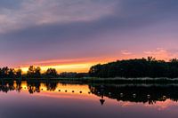 Zonsondergang. Voorschoten