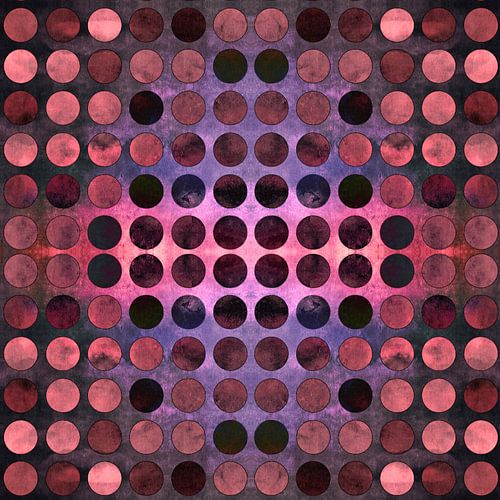 MELANGE of Purple-Coral-Rust