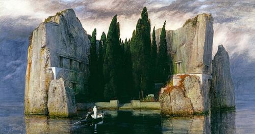 Arnold Bocklin,Het eiland der doden, ongeveer 1883