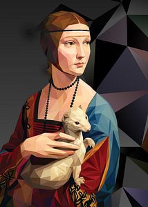 Dame mit Hermelin