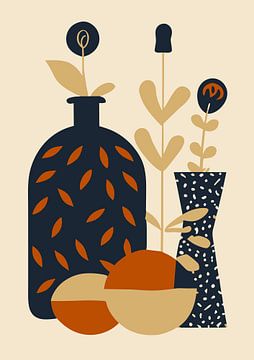 Still life with vase (1) by Sabine Minten